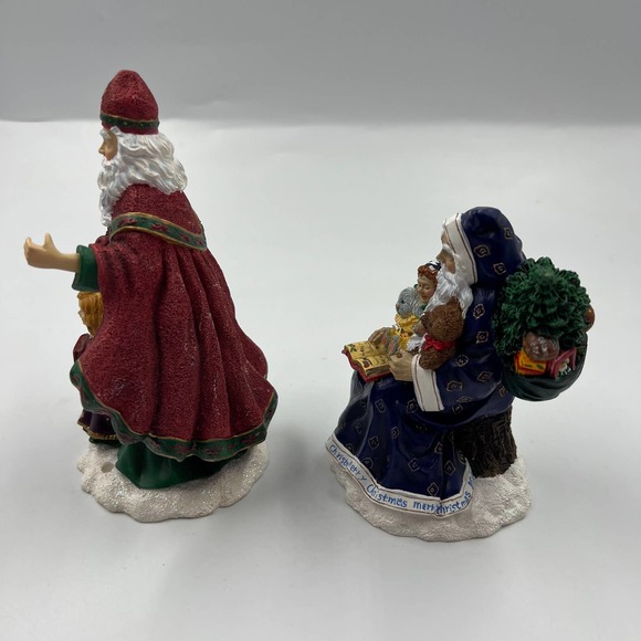 Vintage Reflections Of Christmas St. Nicholas NO STAFF Pipka Storytime Santas - Picture 2 of 11